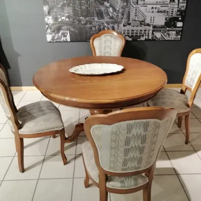 Tavolo rotondo allungabile Tavolo tondo - 4 sedie Tagliabue a prezzo ribassato