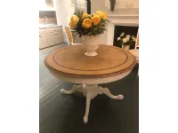 Tavolo Art. 421 Artigiani veneti in legno Rotondo allungabile scontato 40%
