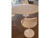Tavolo rotondo con basamento centrale Saarinen tulip Alivar scontato