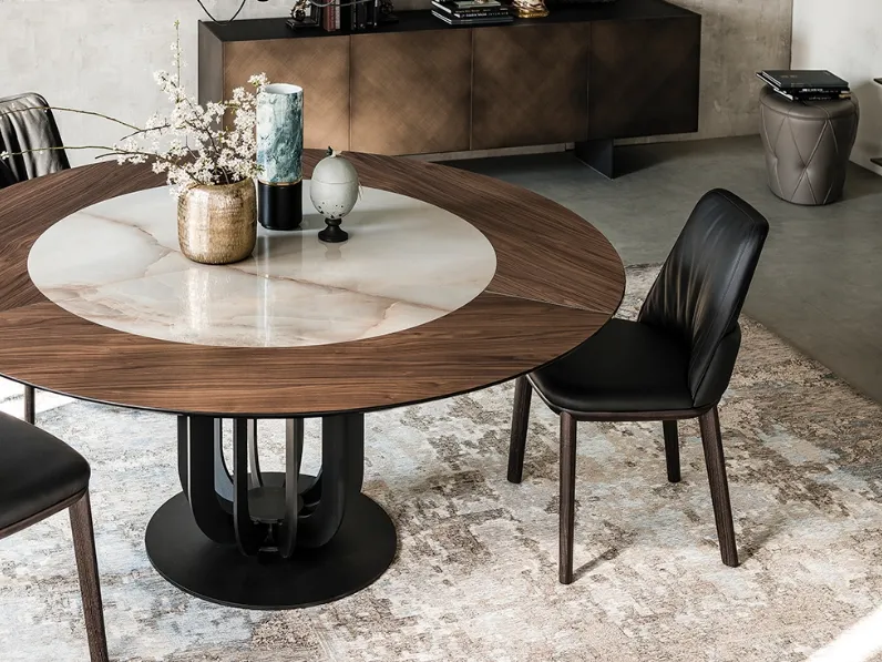 Tavolo Soho Ker Wood Cattelan Italia: legno fisso, stile moderno.