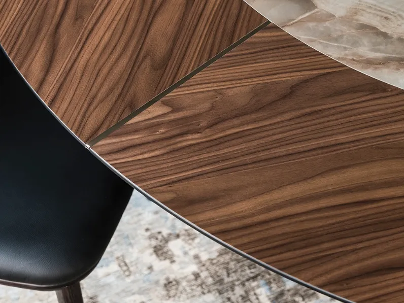 Tavolo Soho Ker Wood Cattelan Italia: legno fisso, stile moderno.