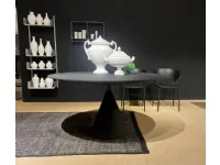 Tavolo in altri materiali rotondo Clay Desalto in offerta outlet