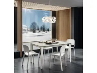 Tavolo rotondo in ceramica Carlo * di La primavera in Offerta Outlet