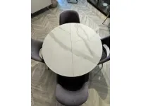 Tavolo in ceramica rotondo Fahrenheit round at109 105 Altacom in offerta outlet