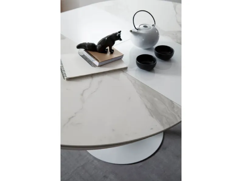 Tavolo rotondo in ceramica Sun Altacom in Offerta Outlet