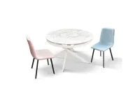 Tavolo Tempor 1940 Collezione esclusiva in ceramica Rotondo allungabile scontato 50%