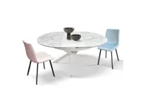 Tavolo Tempor 1940 Collezione esclusiva in ceramica Rotondo allungabile scontato 50%