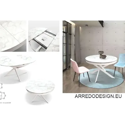 Tavolo in ceramica rotondo Tempor 1940 Collezione esclusiva a prezzo scontato
