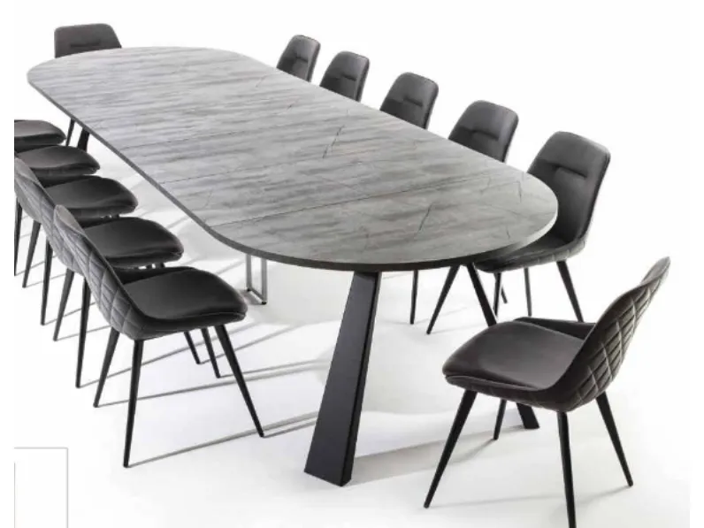 Tavolo rotondo in legno Saturn-ino La seggiola in Offerta Outlet