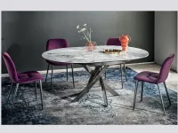 Tavolo rotondo in marmo Barone Bontempi in Offerta Outlet