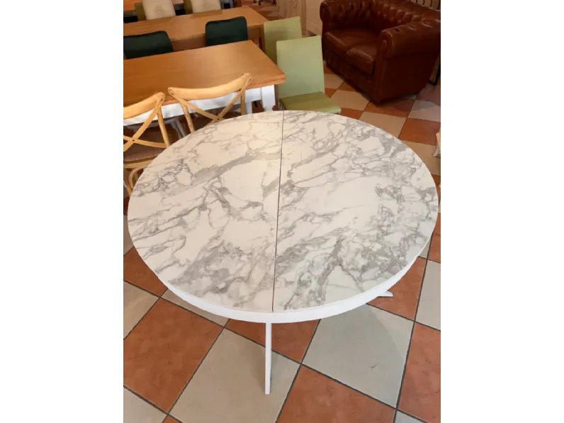 Tavolo rotondo in marmo Marble di Collezione esclusiva in Offerta Outlet