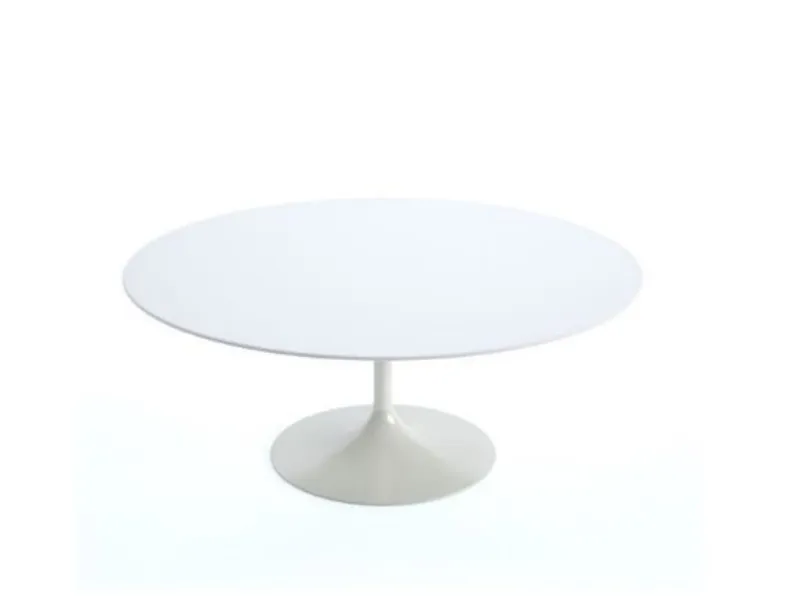 Tavolo rotondo in pietra Saarinen made in italy diametro 107 di Artigianale in Offerta Outlet