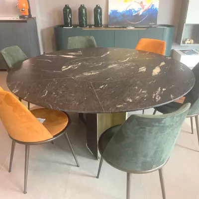 Tavolo Tavolo rotondo mirage Cantori in OFFERTA OUTLET -38%