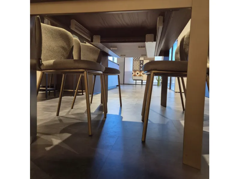 Tavolo Sa 204 tavolo qal' brera home Collezione esclusiva in laminato Allungabile scontato 38%