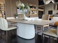 Tavolo sagomato Botero keramik Cattelan italia scontato del 25%