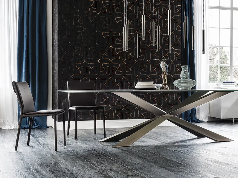 Scopri l'offerta outlet su Tavolo Spyder Keramik di Cattelan Italia!