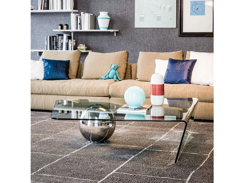 Tavolo Globe Cattelan italia in vetro Fisso 