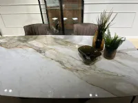 Tavolo sagomato in ceramica Skorpio keramik di Cattelan italia in Offerta Outlet