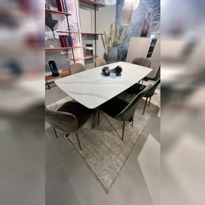 Tavolo in ceramica sagomato Tavolo allungabile zamagna Zamagna a prezzo scontato