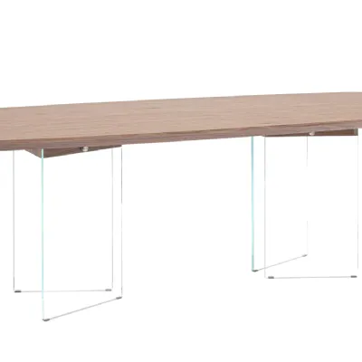Tavolo sagomato in legno Castiels di Artigianale in Offerta Outlet