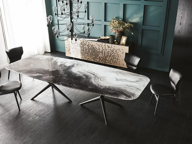 Tavolo fisso Atlantis crystalart Cattelan italia a soli 3803€