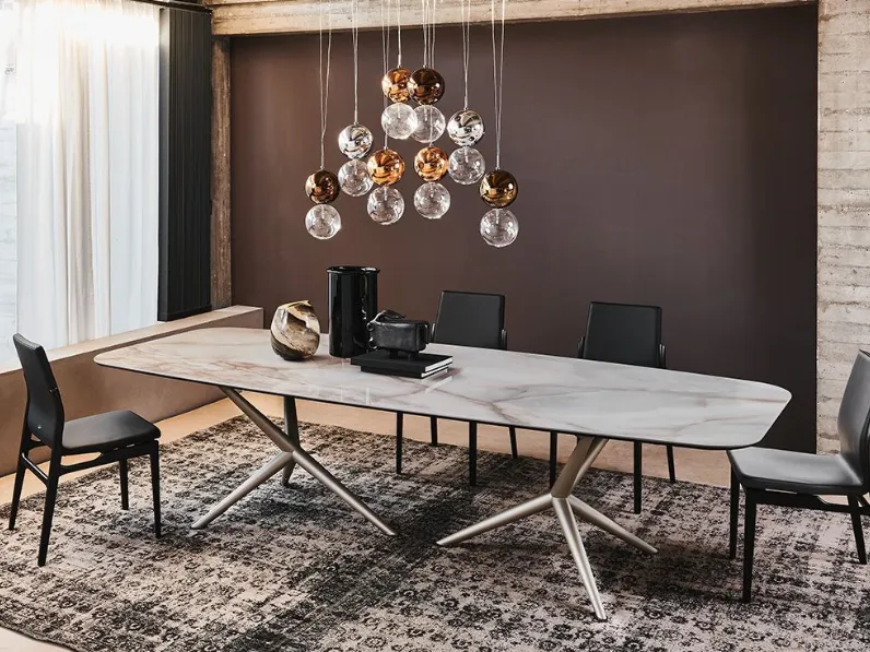 Tavolo fisso Atlantis crystalart Cattelan italia a soli 3803€