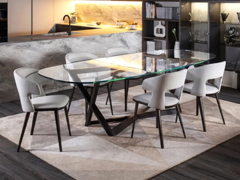 Tavolo sagomato Jones e vence outlet Diotti.com scontato del 30%