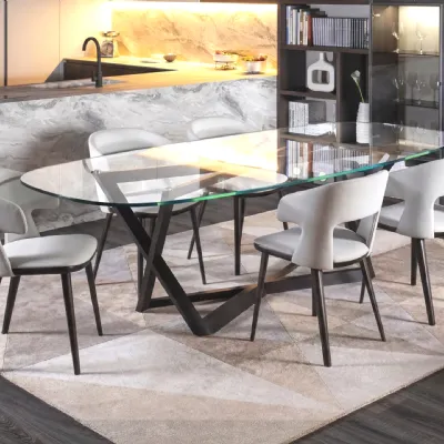 Tavolo sagomato Jones e vence outlet Diotti.com scontato del 30%