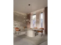 Tavolo in ceramica sagomato Napoleon Cattelan italia in offerta outlet