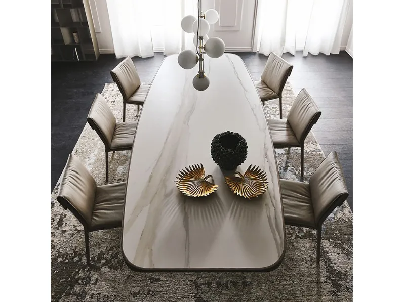 Tavolo Stratos keramik Cattelan italia in ceramica Fisso scontato 30%