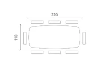 Tavolo sagomato Thanos Stones scontato del 38%