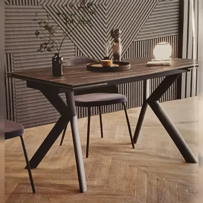 Tavolo in ceramica rettangolare Sahara noir La seggiola a prezzo scontato