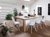 Tavolo rettangolare in legno Santiago di Alta corte in Offerta Outlet