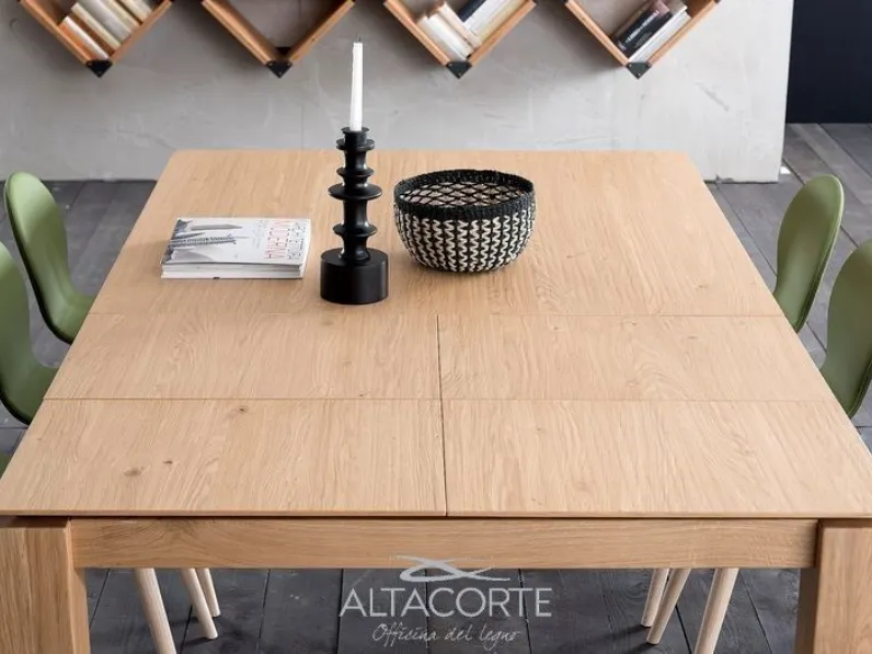 Tavolo rettangolare in legno Santiago di Alta corte in Offerta Outlet