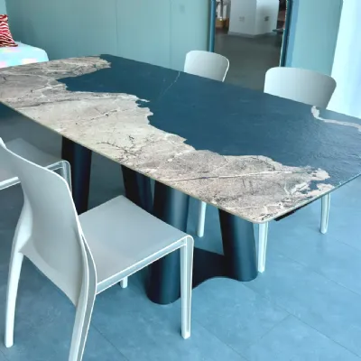 Tavolo Singapore Scavolini in vetro Allungabile scontato 36%