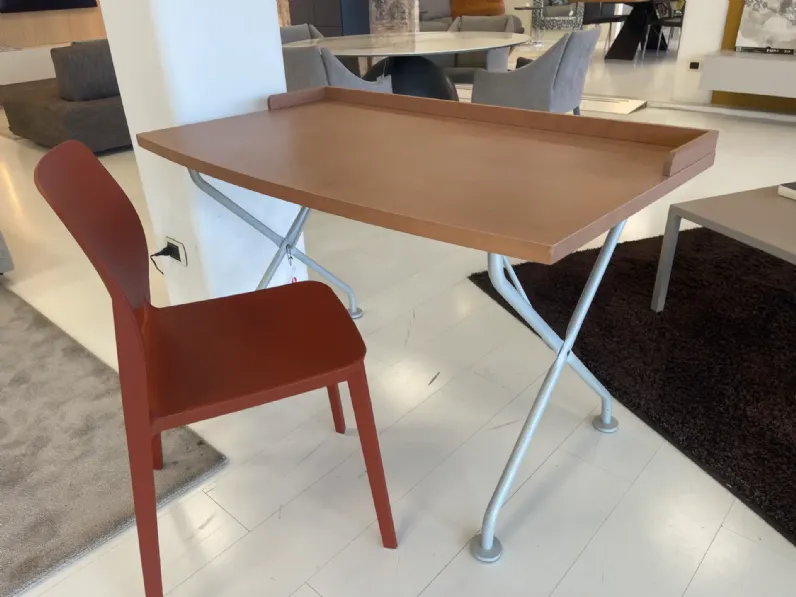 Tavolo rettangolare in legno Scrivania halifax  italo in ciliegio di Tisettanta in Offerta Outlet