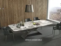 Tavolo rettangolare in vetro Sail di Sedit in Offerta Outlet