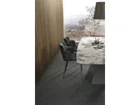 Tavolo rettangolare in vetro Sail di Sedit in Offerta Outlet