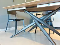 Tavolo Tavolo tiffany Sedit in legno e resina Allungabile scontato 30%
