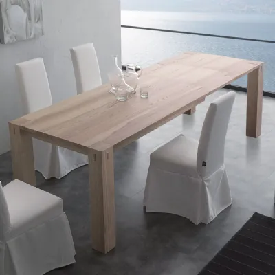 Tavolo rettangolare in legno Seg 649 * Arredo design in Offerta Outlet