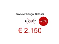 Tavolo Shangai Big di Riflessi scontato