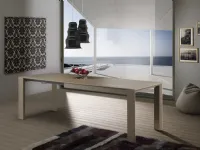 Tavolo rettangolare in legno Shanghai di Pizzolato in Offerta Outlet