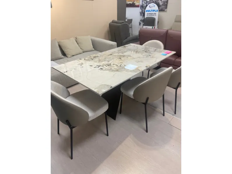 Tavolo rettangolare in ceramica Sintesi di Altacom in Offerta Outlet