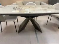 Tavolo in ceramica rettangolare Sintesi Altacom in offerta outlet