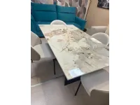 Tavolo in ceramica rettangolare Sintesi Altacom in offerta outlet