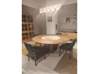 Tavolo Cattelan italia Skorpio ker wood round PREZZI OUTLET -31%