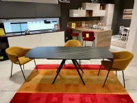 Tavolo ovale in ceramica Kyoto di Stones in Offerta Outlet