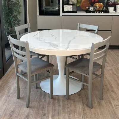 Tavolo in ceramica rotondo Sun super Altacom a prezzo scontato