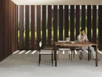 Tavolo con piano in legno quadrato di Talenti a PREZZO OUTLET 