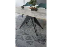 Tavolo rettangolare in vetro Target point - minosse di Target point in Offerta Outlet 